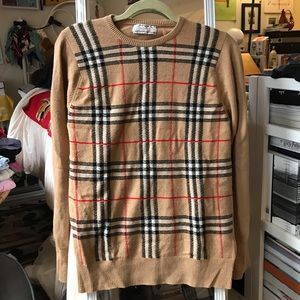 Burberrys' London Check sweater